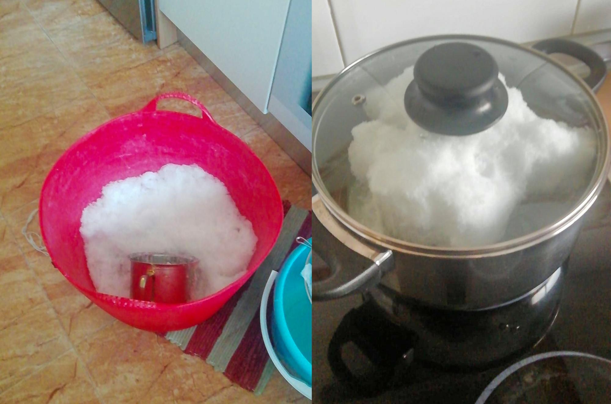 Nieve cocina